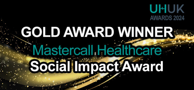 Mastercall Social Impact Gold Award Winners at UHUK Awards 2024