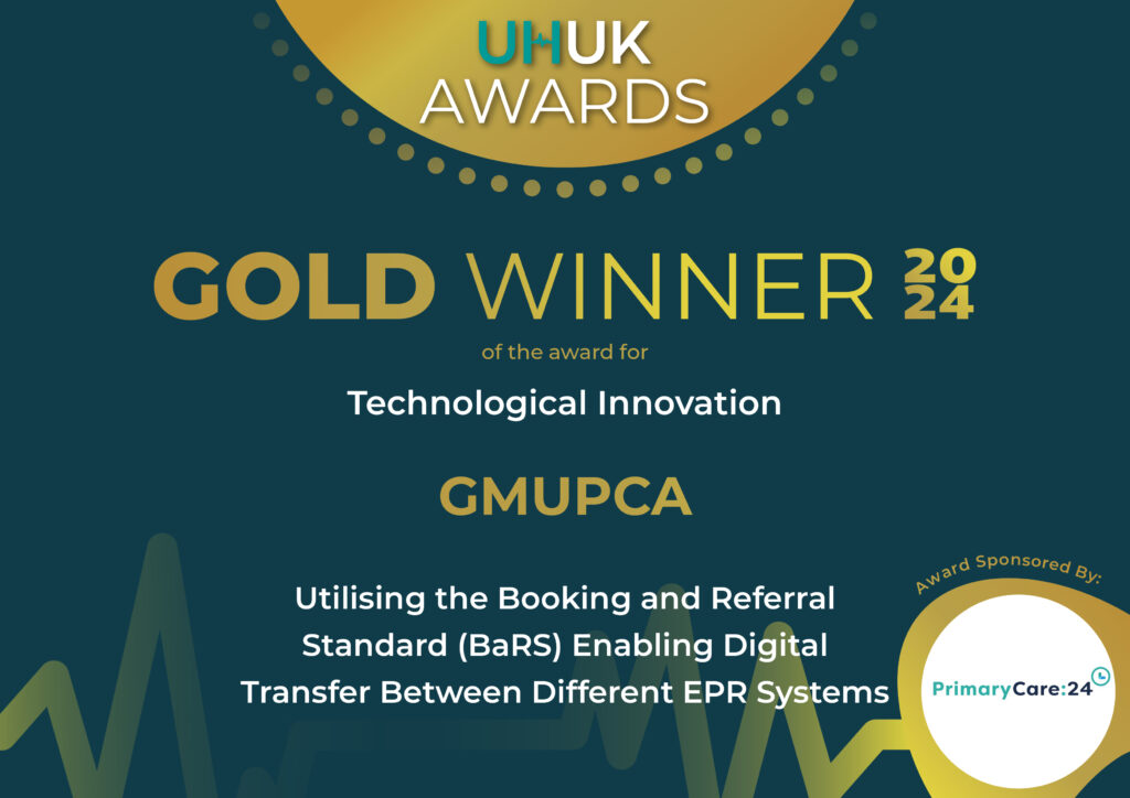 UHUK Technological Innovation Gold Award 2024 (GMUPCA)