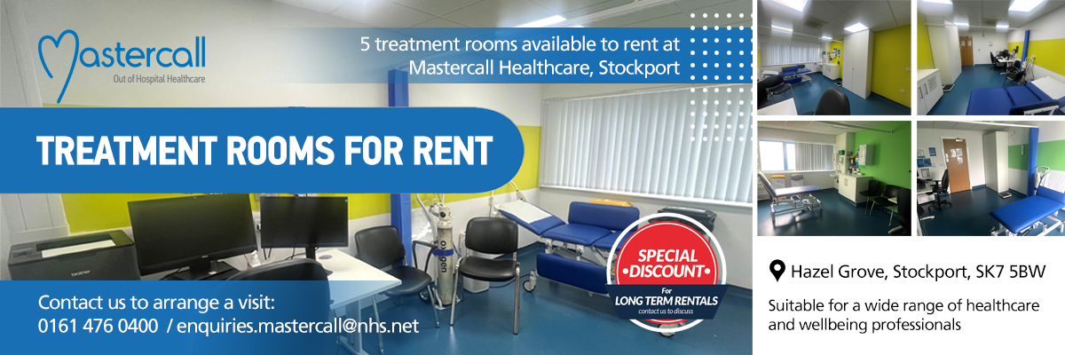 Mastercall Treatment Rooms Available to rent