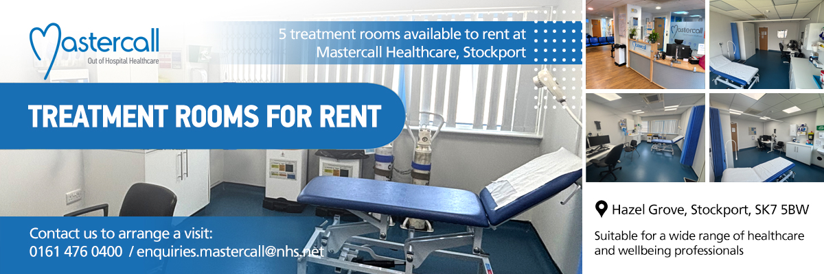 Mastercall treatment rooms to rent